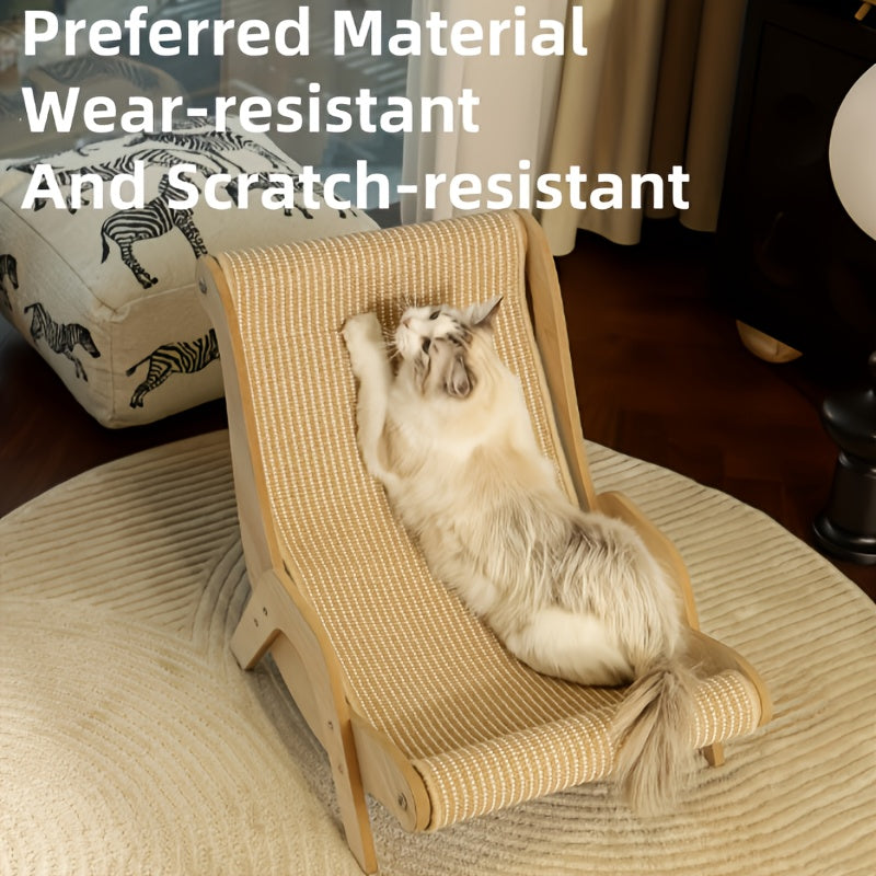 1 piece Cat Lounge Chair made of durable linen material with detachable design suitable for both cats and humans. Can also be used as pet furniture for dogs.