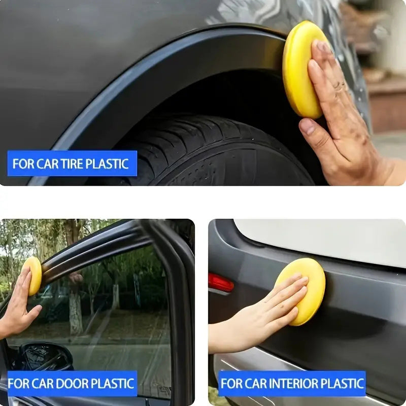 Car maintenance products such as automotive plastic parts refurbishment agent, reducing agent, interior polishing wax, tire coating wax, black car yellowing repair, nano-crystal plating