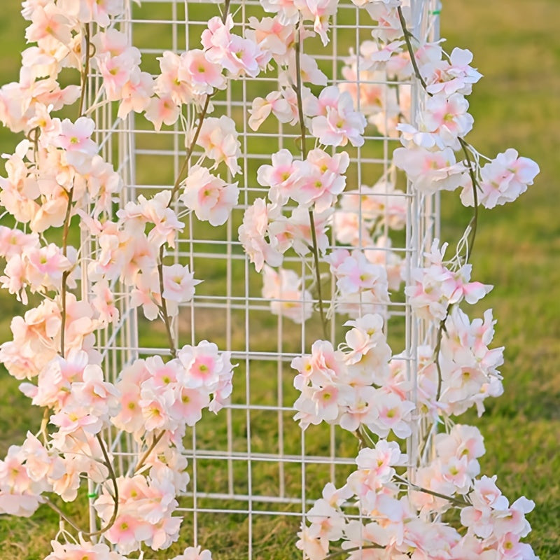 1 artificial sakura vine, 180cm, ideal for wedding and garden decor, home parties, Christmas, and scrapbook projects.