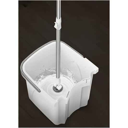 Multi-functional Spin Mop and Bucket Set - Perfect for Cleaning Kitchen, Bathroom, and Outdoor Areas without Using Hands