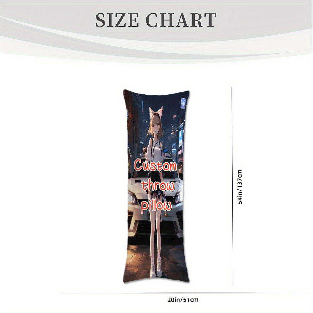 Upgrade your bedroom decor with a personalized long body pillowcase featuring a custom photo design. Made from soft plush fabric, this double-sided pillowcase is the perfect addition for any occasion - whether it's Halloween, Thanksgiving, Christmas