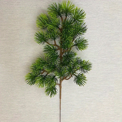 Artificial pine suitable for home decoration in any room or office, including windows and micro-landscapes, with lifelike green beauty.