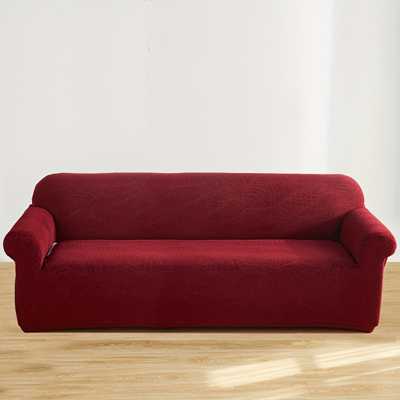 Stretch Sofa Cover with Embossed Design, Fits All Furniture in Nordic Minimalist Style.