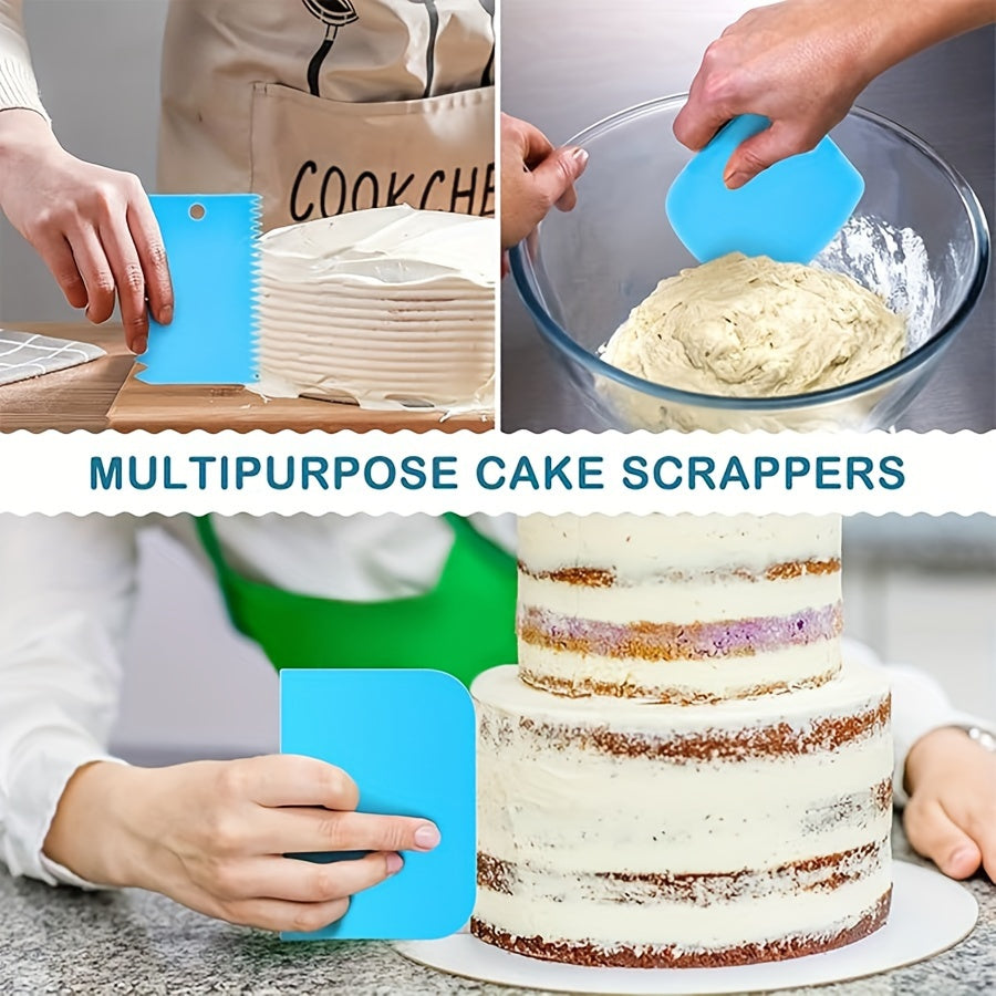 This Cake Decoration Baking Tool Set features 116 pieces, with a variety of piping tips, piping bags, cake scrapers, and more, all conveniently stored in a handy storage box. Ideal for creating beautifully decorated cream cakes, biscuits, cookies, bread