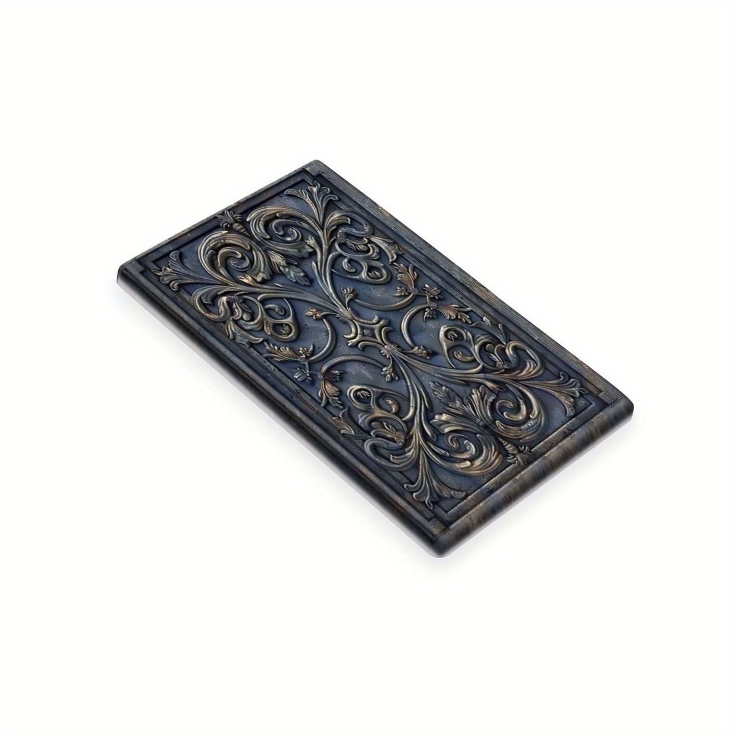 French Blue-Gray Decorative Light switch Cover: Versatile and Easy to Clean.