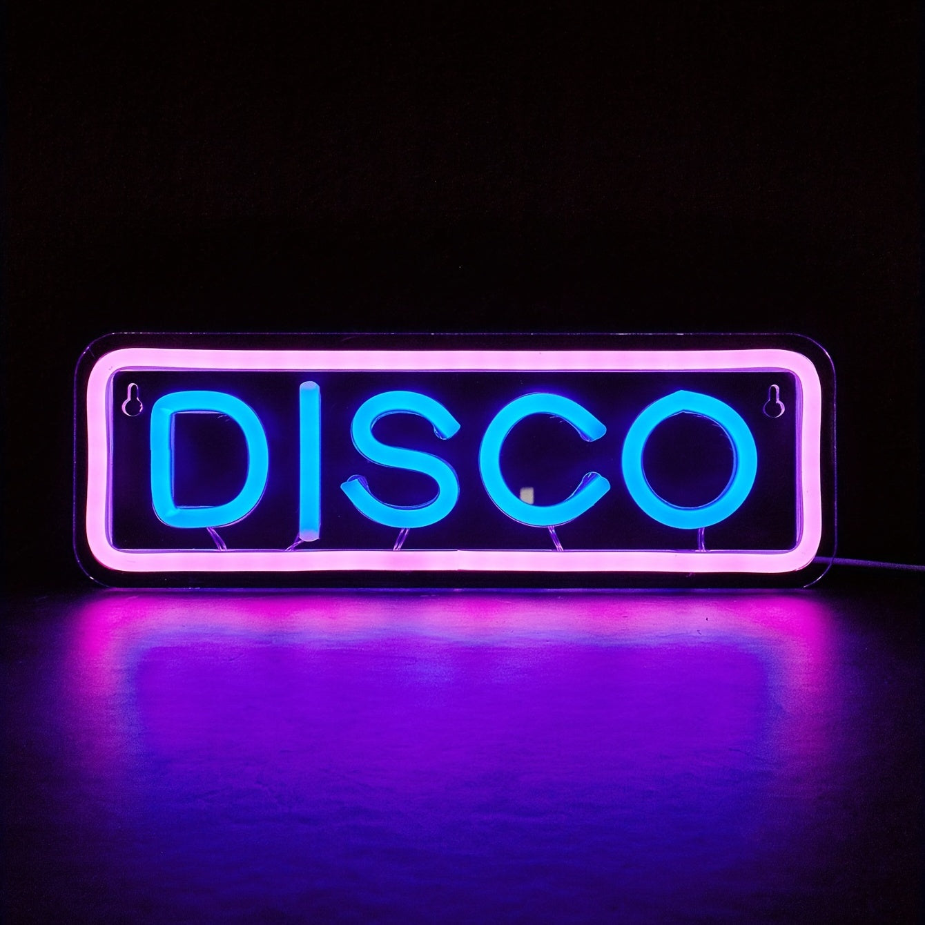 DISCO LED Neon Sign for Bedroom, Wedding, Party, Game Room Wall Decor - USB Powered