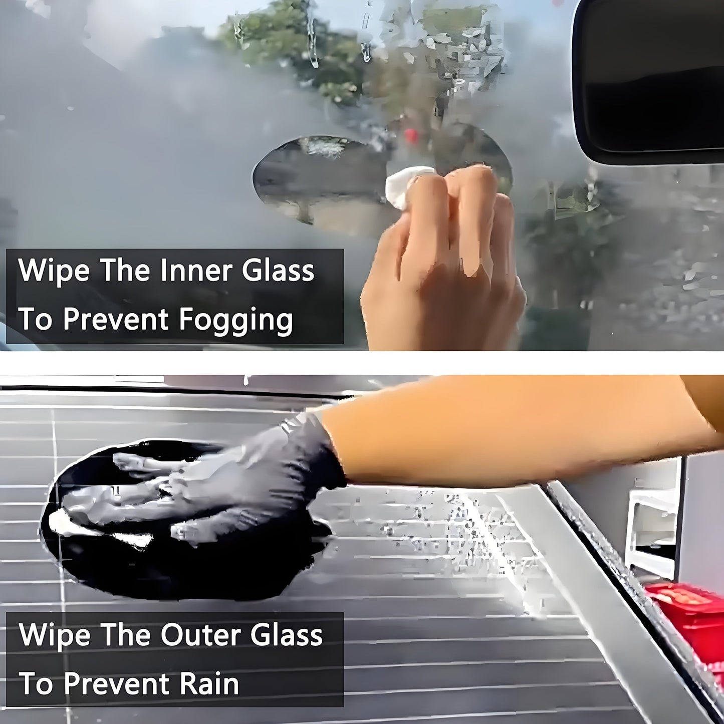 Get a pack of 18 Anti-fog Wipes that are made of Multifunctional Non-woven Single Sheets for easy cleaning of car windows and glasses. These wipes are portable, convenient, and provide a one-wipe solution.