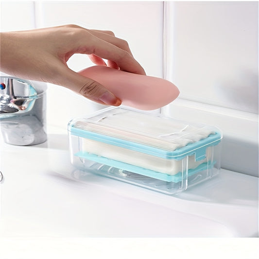 1pc Multifunctional Soap Dish for Home Bathroom and Kitchen - Roller Type Foaming Box for Soap