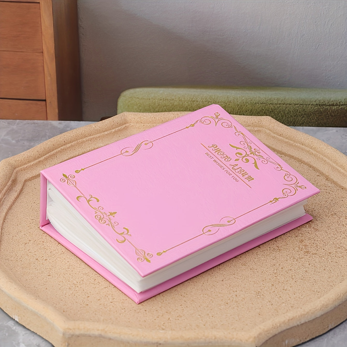 Six-Inch Photo Album with Room for 100 Pictures and Writing, Perfect for Thoughtful Family Presents