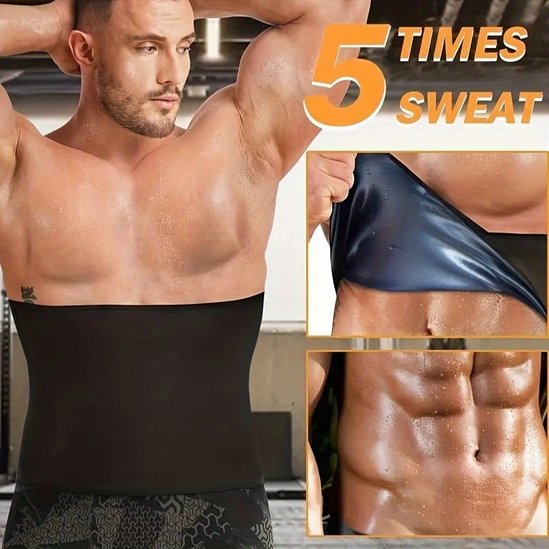 Men's shaping sauna waist trainer for fitness.