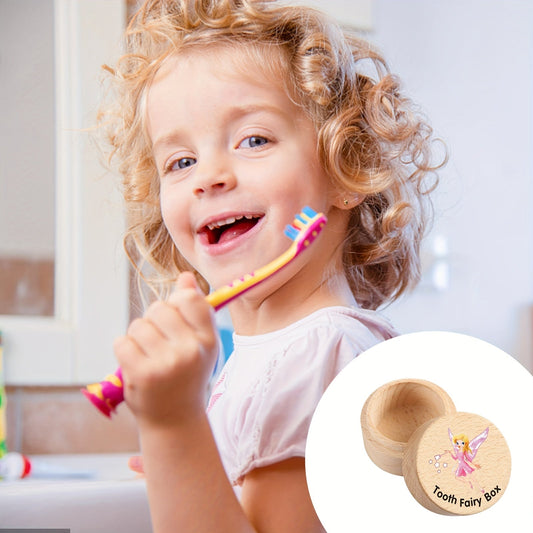 Adorable Tooth Fairy Box made from Wood, Perfect for Souvenirs, Keepsakes, and Tooth Storage