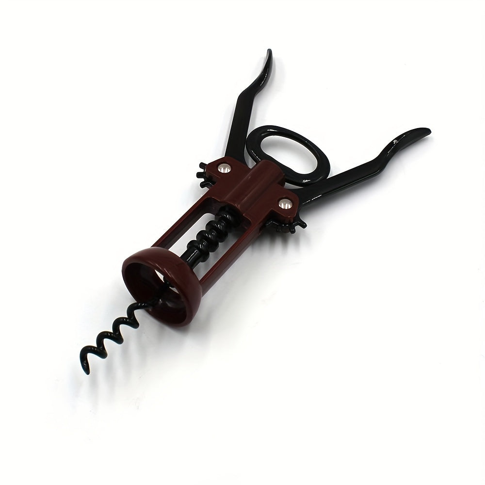 Premium zinc wine opener - no power needed and portable for kitchen and dining.