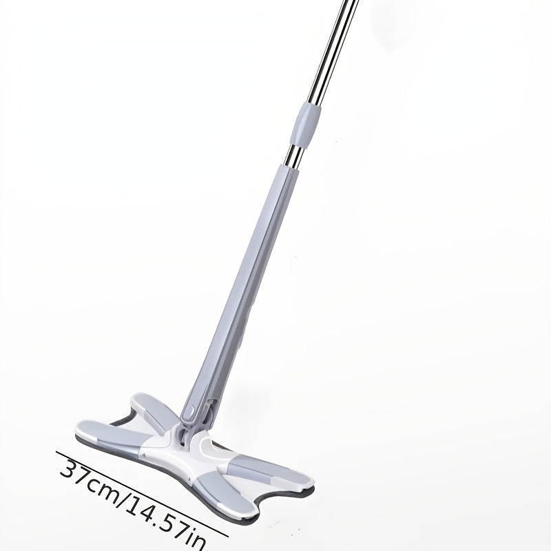 Introducing the X-Shaped Butterfly Mop: a convenient, hands-free flat mop perfect for those who prefer a more effortless cleaning experience. Specifically designed for home use, this mop offers superior water absorption and is suitable for both wet and