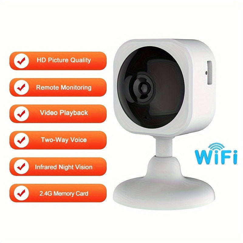 Stay connected and keep your family safe with our HD Smart Camera. With two-way voice communication, infrared night vision, and a convenient cell phone remote application, you can watch over your home anytime, anywhere. This smart home camera is designed