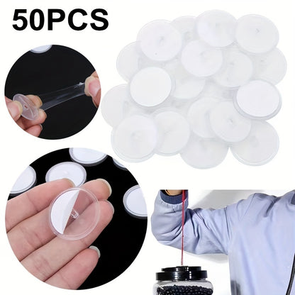 50pcs Strong Self-Adhesive Ceiling Hooks for Christmas Decor