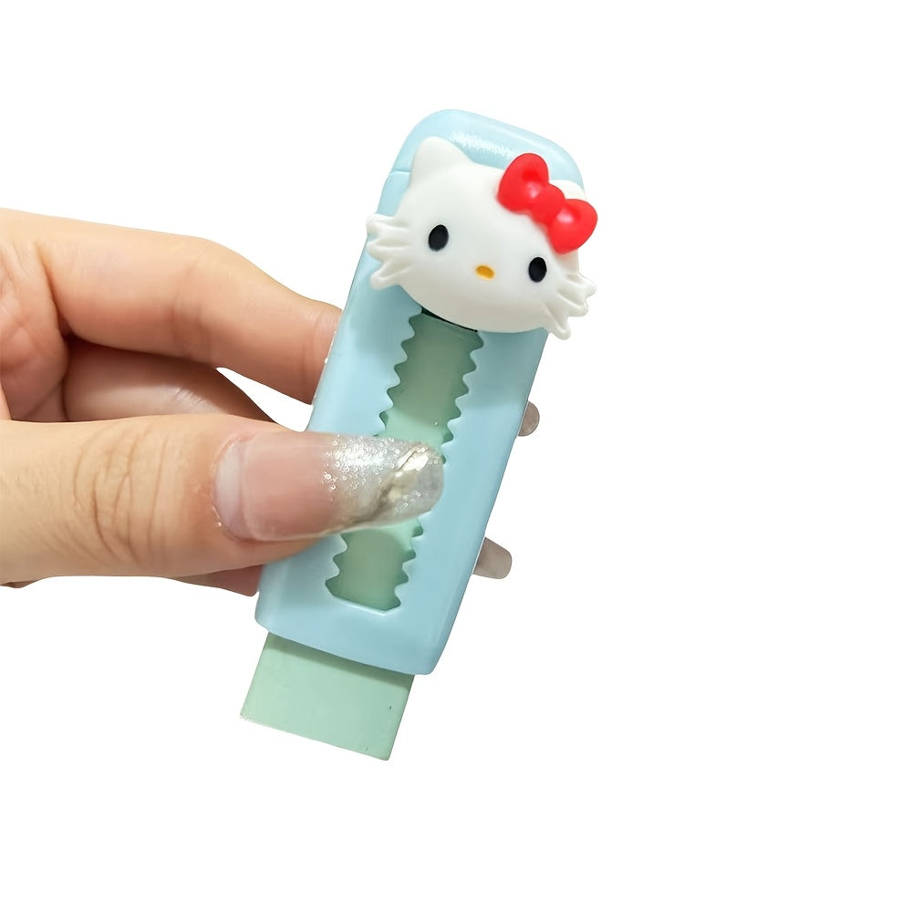 Sanrio Hello Kitty Retractable Eraser for clean, colorful erasing in office or school.