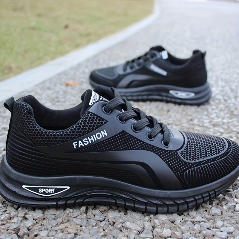 Men's Striped Running Shoes for Outdoor Activities