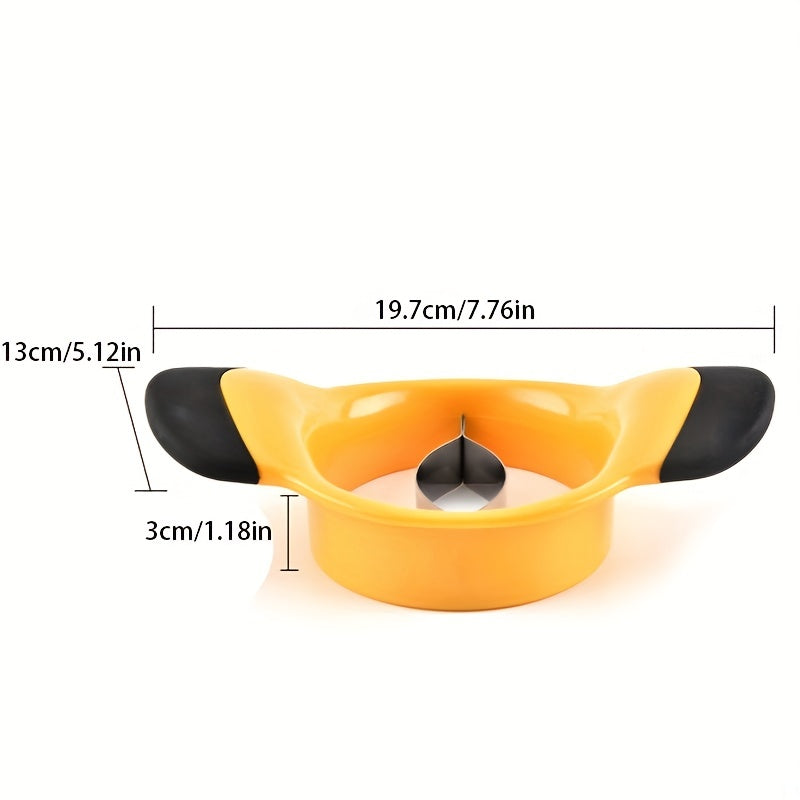 Нержавеющая сталь Разделитель манго и Разделитель яблок - Многофункциональный кухонный инструмент для нарезки фруктов; Идеально подходит для домашнего использования; Малый кухонный прибор