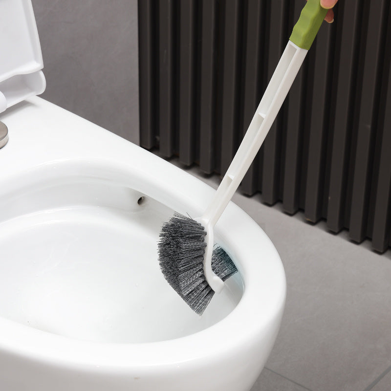 Versatile Toilet Brush Set with Adjustable Handle and Convenient Wall Mount Holder - Perfect for Bathroom and RV Use, Ensures Thorough Cleaning with No Missed Spots