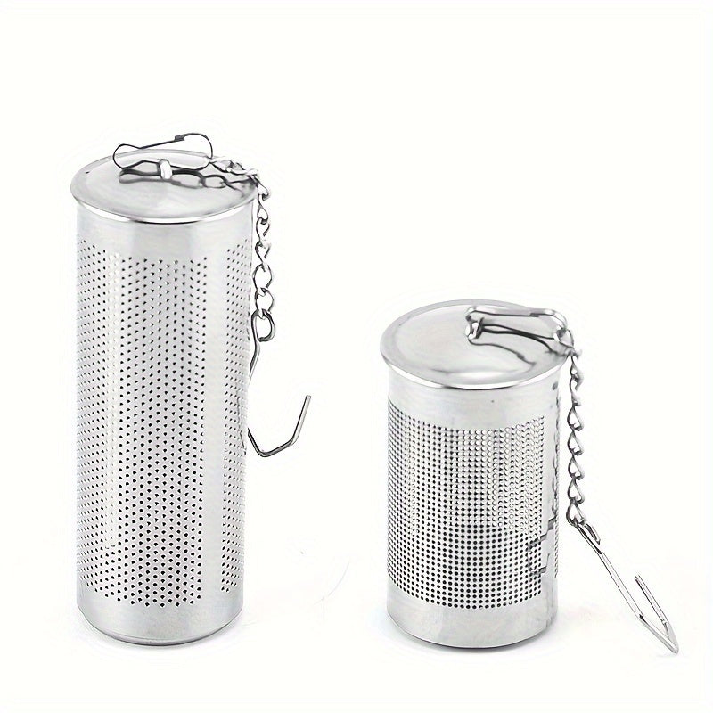 Here are 2 stainless steel tea balls that can also be used as tea strainer tools and tea brewers. Additionally, they can be used as Weibao marinade balls or soup seasoning balls.