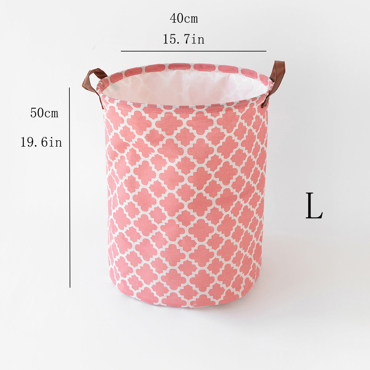 Retro-style fabric laundry hamper with lid, waterproof and multifunctional. Perfect for clothes and sundries organization in your home.