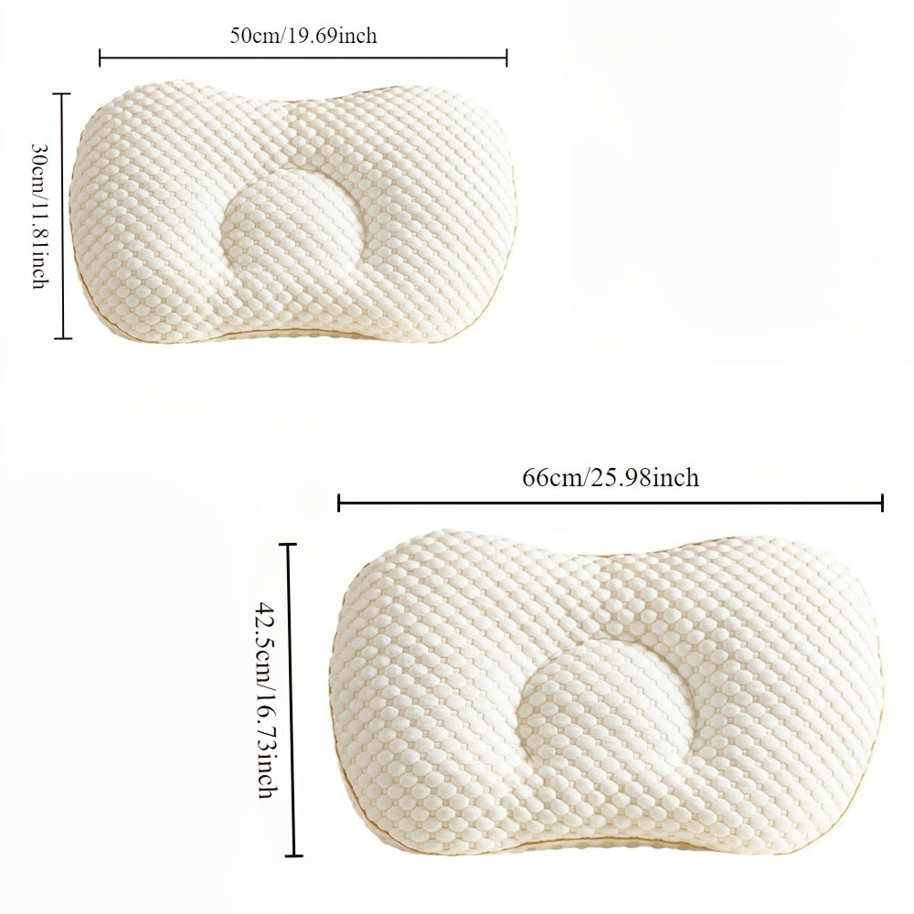 A comfortable butterfly knit neck pillow with ergonomic design - promotes skin-friendly comfort, perfect for sleeping and postpartum support, making it an ideal gift