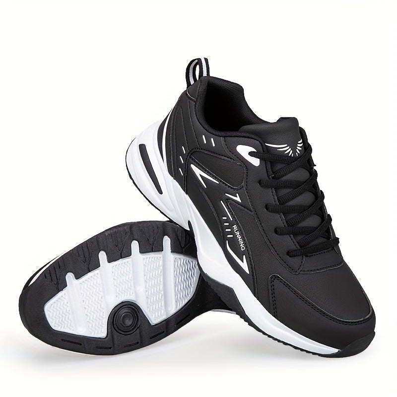 Men's non-slip sports shoes for all seasons, ideal for casual running and travel. Large size height-increasing design.