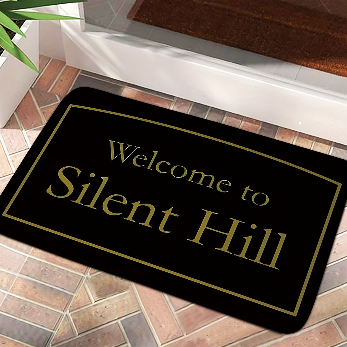 Experience the serenity of Silent Hill with our Soft Fleece Non-Slip Bath Mat - Choose from a variety of sizes