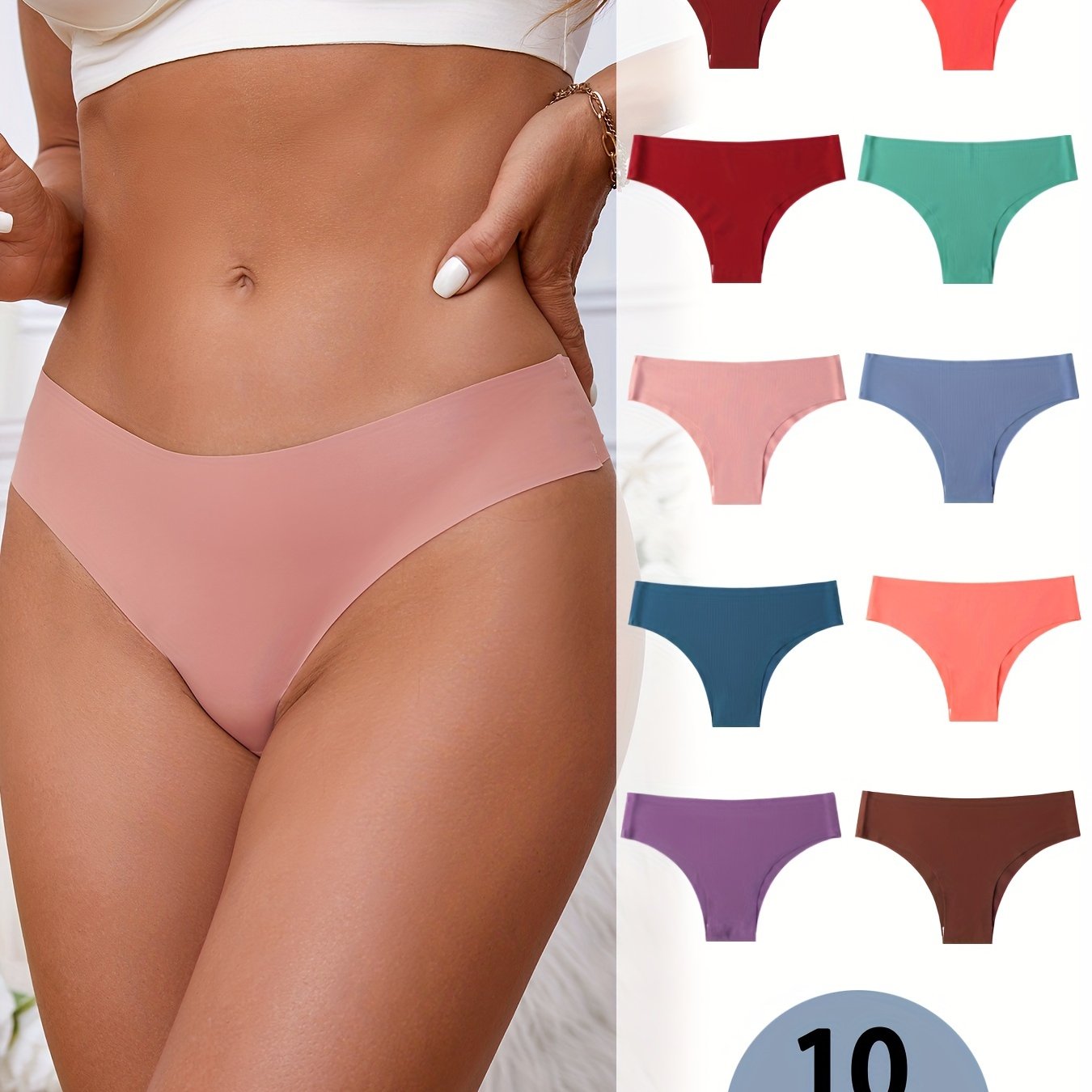 10 pieces of women's underwear that does not leave marks.