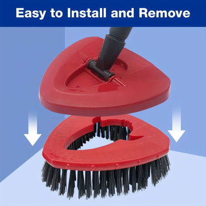 Upgrade Your Cleaning Arsenal with the Home Times 5pcs Spin Mop Refill Kit - Designed to Fit Easywring Microfiber Mops, Comes with Replacement Heads, Base & Handle - Ideal for Single Tank Systems, Must-Have Cleaning Essentials