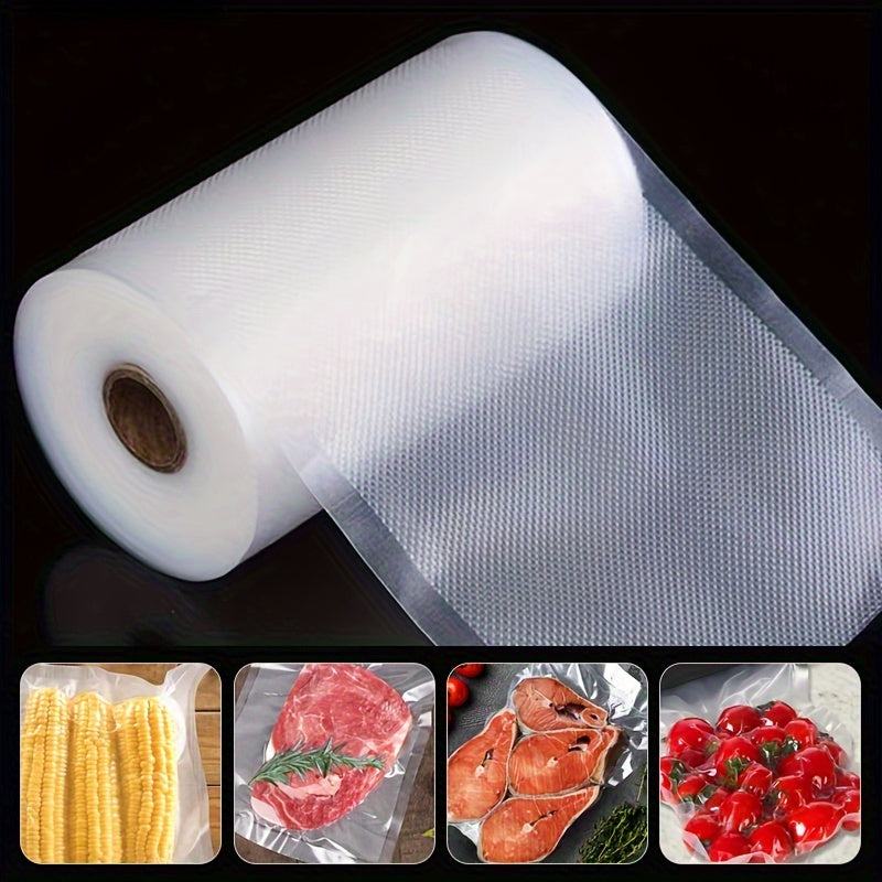 2-Pack of Agashe Vacuum Sealer Rolls, 5m Length, BPA-Free, Durable & Tear-Resistant for Food Storage & Low-Temperature Cooking. 7 Sizes Available. Perfect for Home Use.