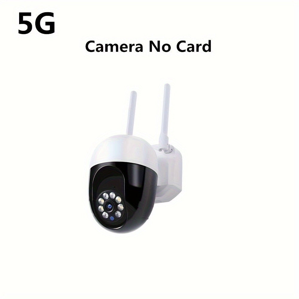 5G WiFi Outdoor Security Camera with Night Vision, Color Monitoring, Smart Tracking, and Waterproof Design - USB Powered for Home Surveillance