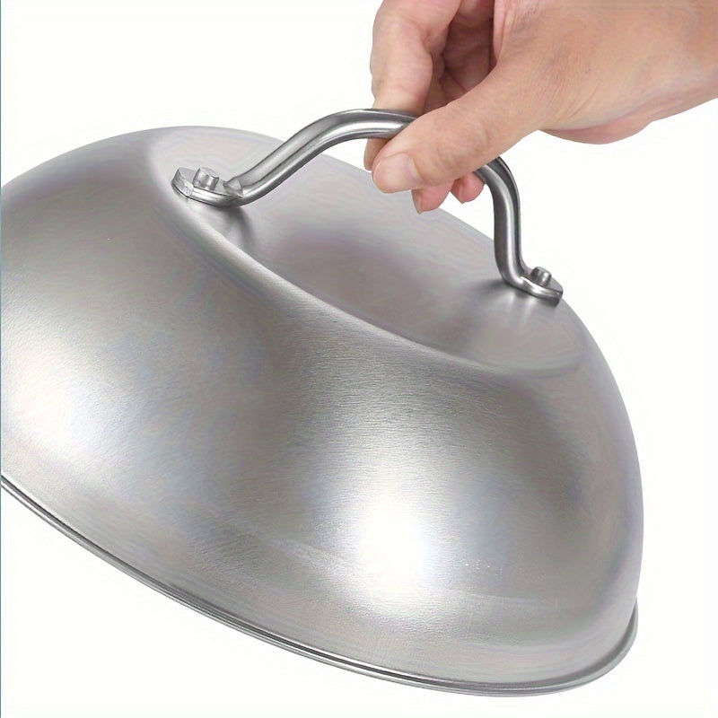 Stainless Steel Steak Cover - Perfect for BBQ Grilling Outdoors

This durable thicken Western Steak Cover is ideal for use in restaurants or at home. With a convenient hand handle, this hemispherical cover provides excellent coverage for your steak while