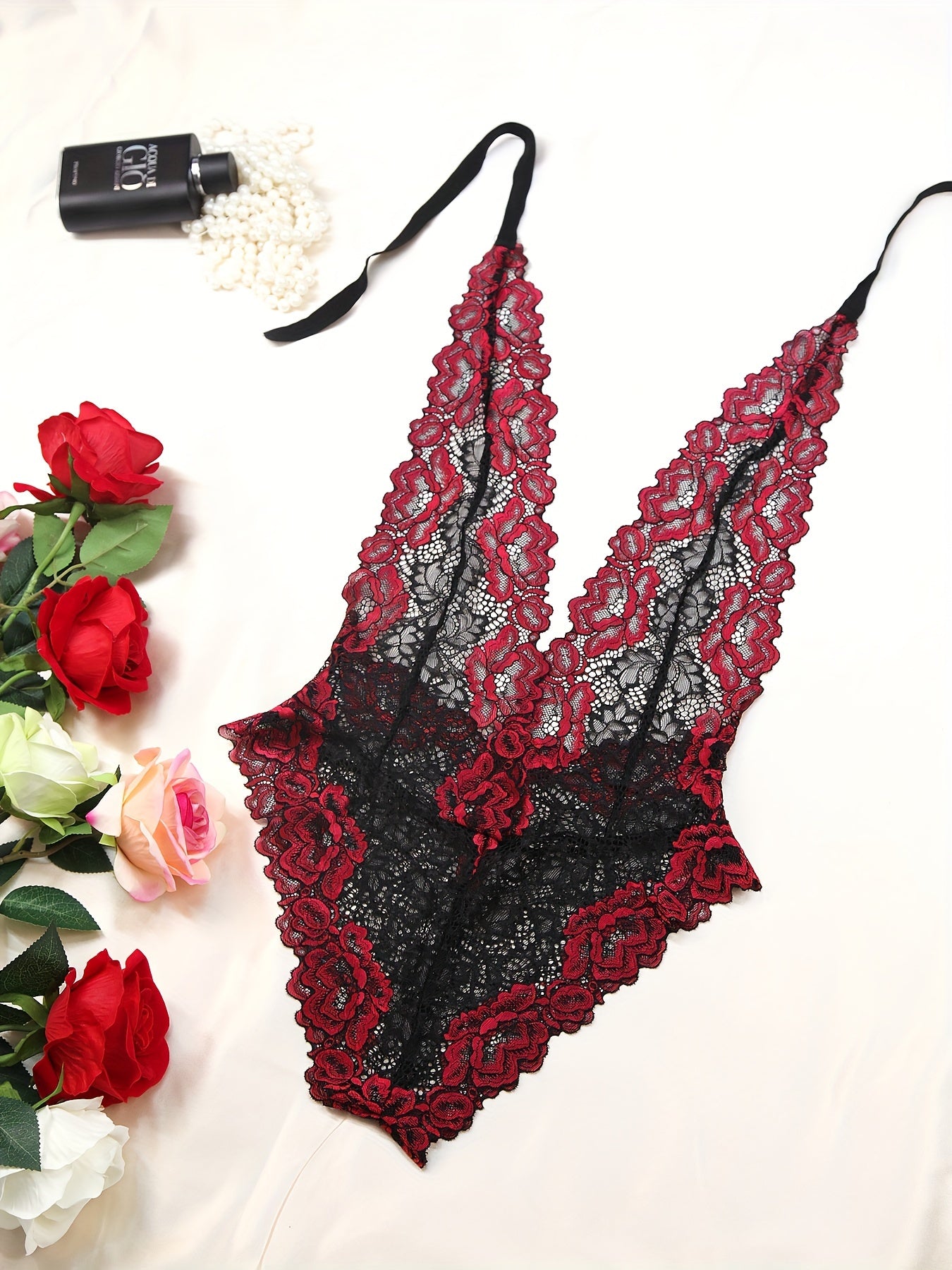 Six-color Lace Strap-on Lingerie for Women