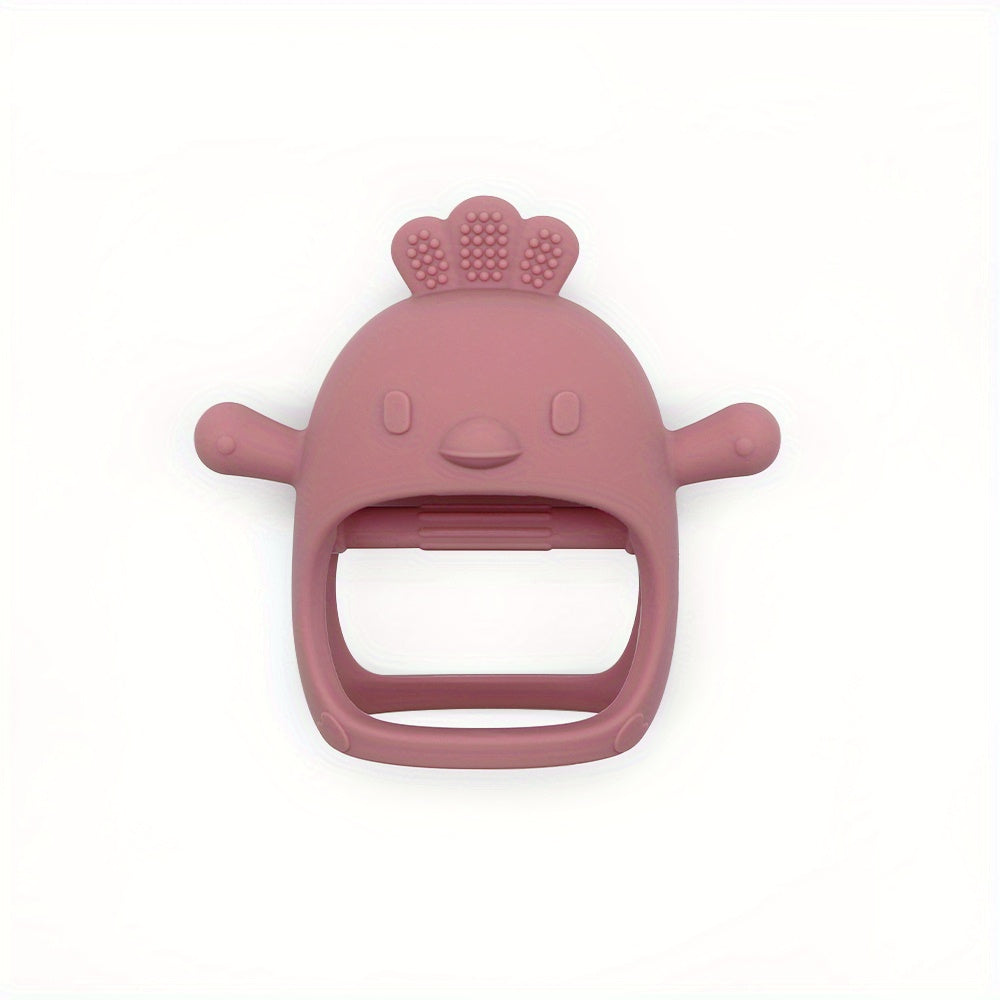 Silicone Teething Toys for Babies Over 3 Months, Ideal for Chewing and Sucking, BPA-Free Anti-Drop Mittens for Soothing Gums.