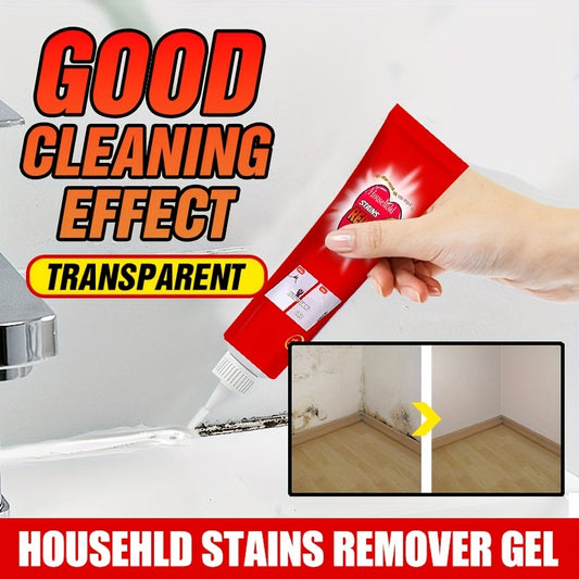 Stain removal gel for kitchen and bathroom walls.