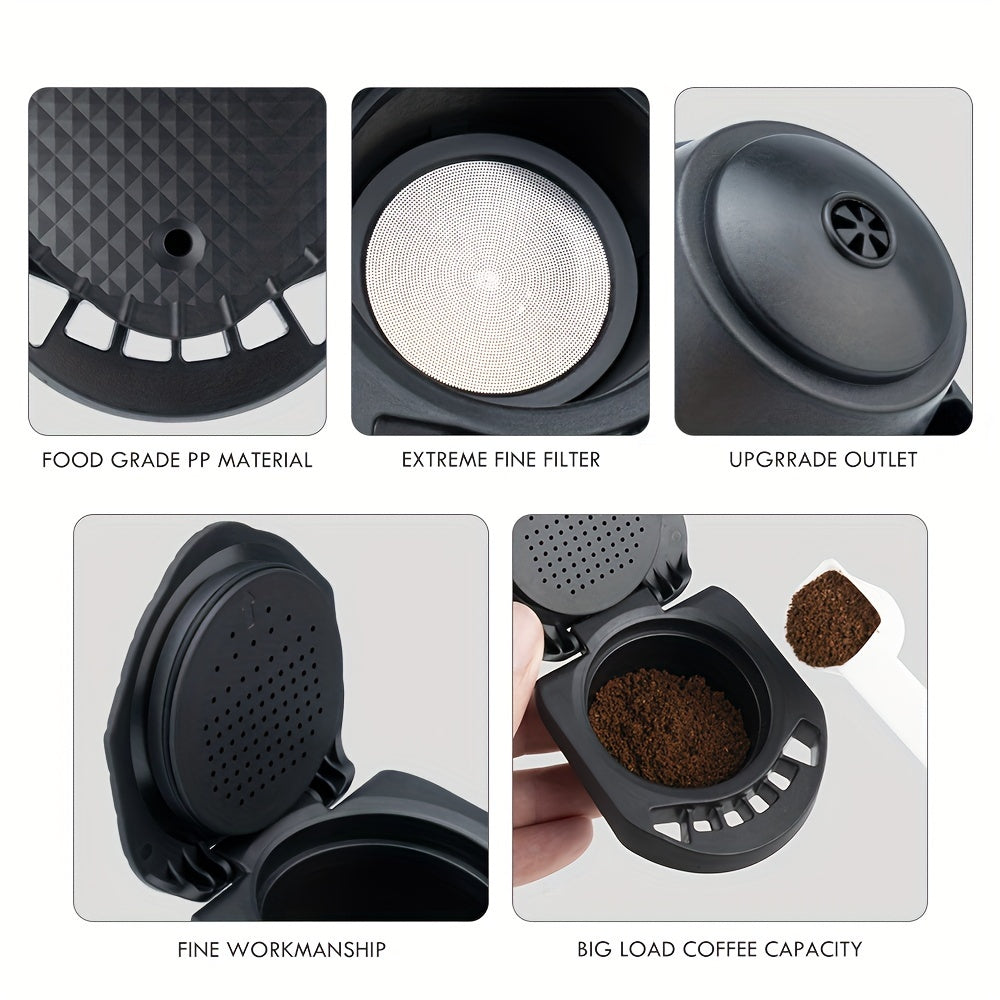 1pc Coffee Capsule Conversion Holder compatible with multiple Dolce Gusto models including 9781JOY/GENIO S, EDG466, KP7, EDG250, EDG606, and EDG305MiniMe.