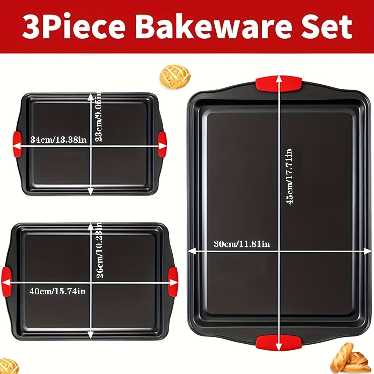 1 piece/set of baking sheet made from carbon steel. This non-stick cookie sheet comes with grilling trays, oven accessories, baking tools, and other kitchen gadgets and accessories.