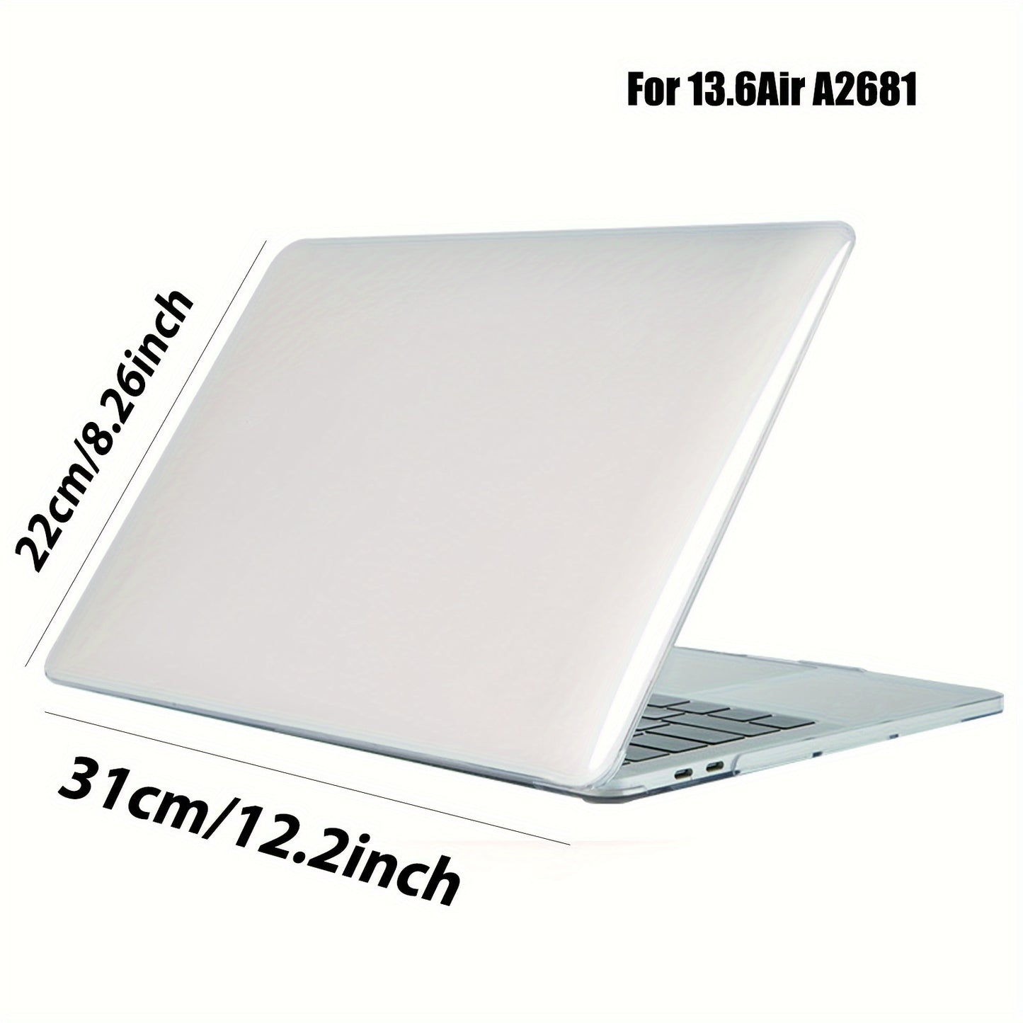 Protective case for MacBook Air/Pro, with non-slip pad and waterproof/dust-proof features. Fits models A2485, A2780, A2681, A2337, A2338.