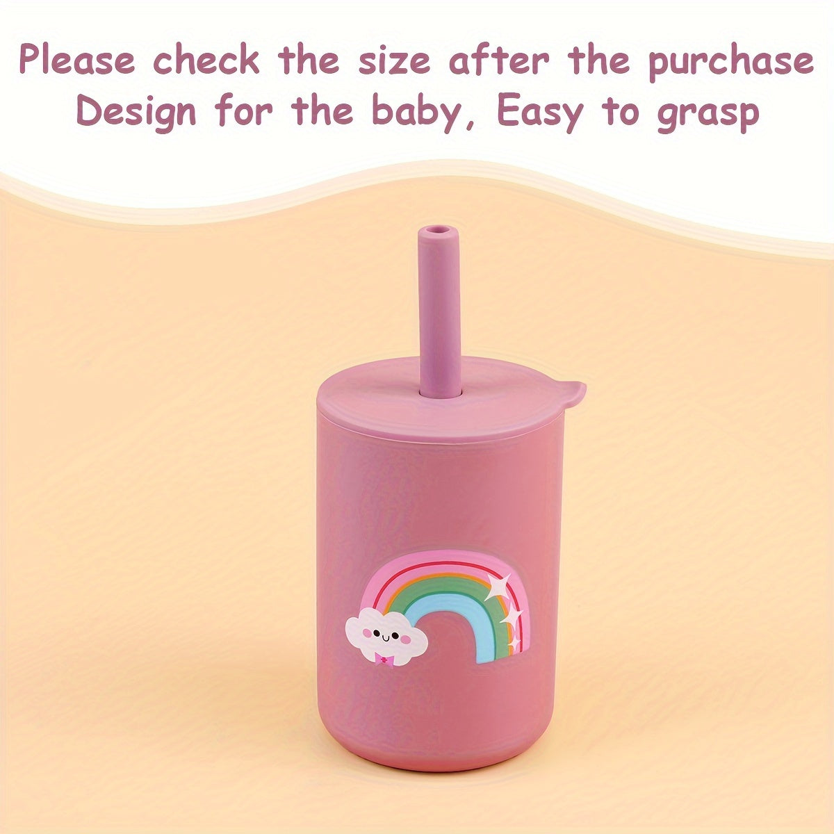 The TYRY.HU Customizable Silicone Baby Training Cups with Straw, Lid, and Handle are a must-have for parents of young children. Made with BPA-free, break-resistant materials, this reusable sippy cup set is machine washable and ideal for children aged 0-3