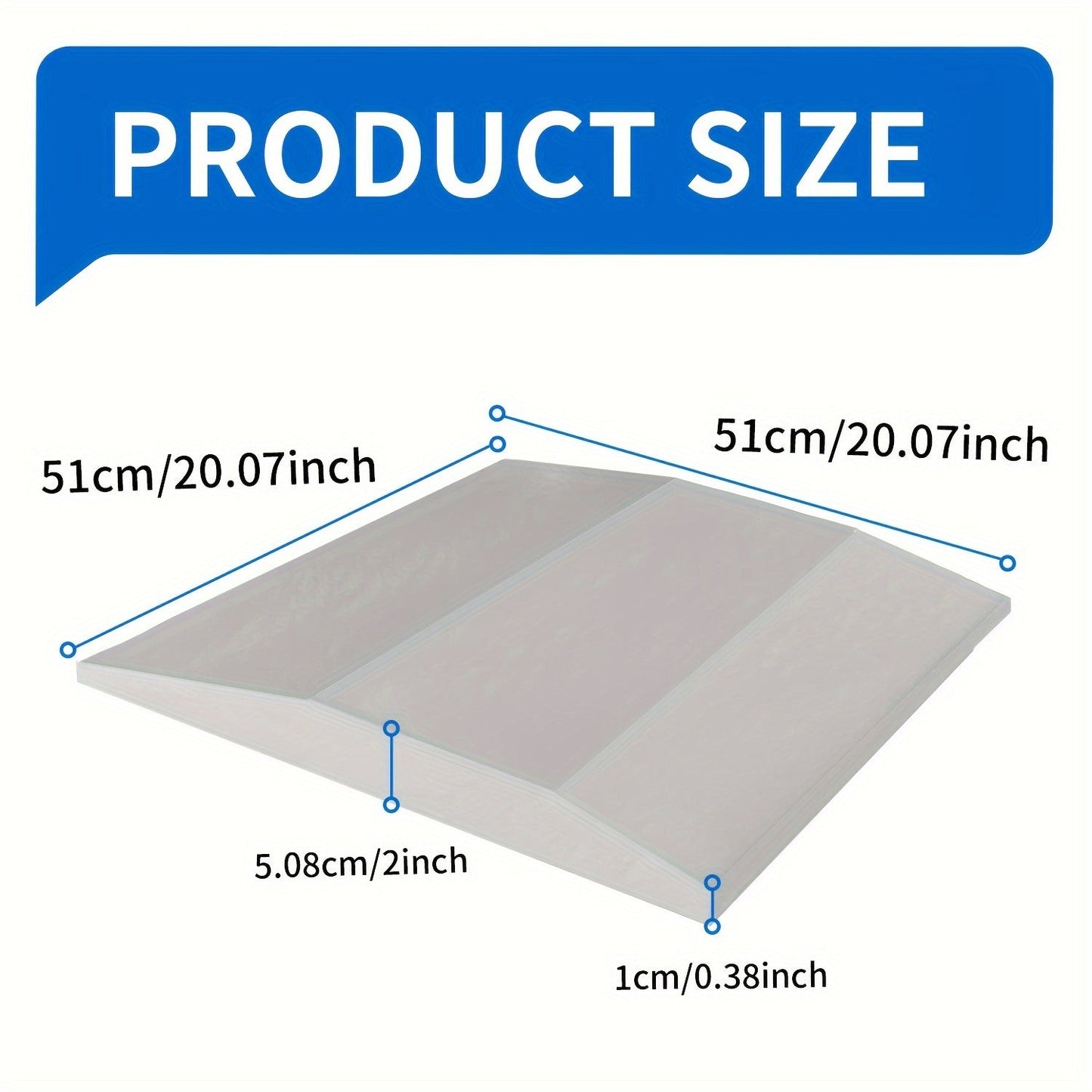 This durable firm foam insert is a non-wooden, electricity-free couch cushion saver designed to repair sagging sofas. Made of high-density polyurethane, the support mat measures 50.8 x 50.8 cm and is perfect for love seats and sofas.