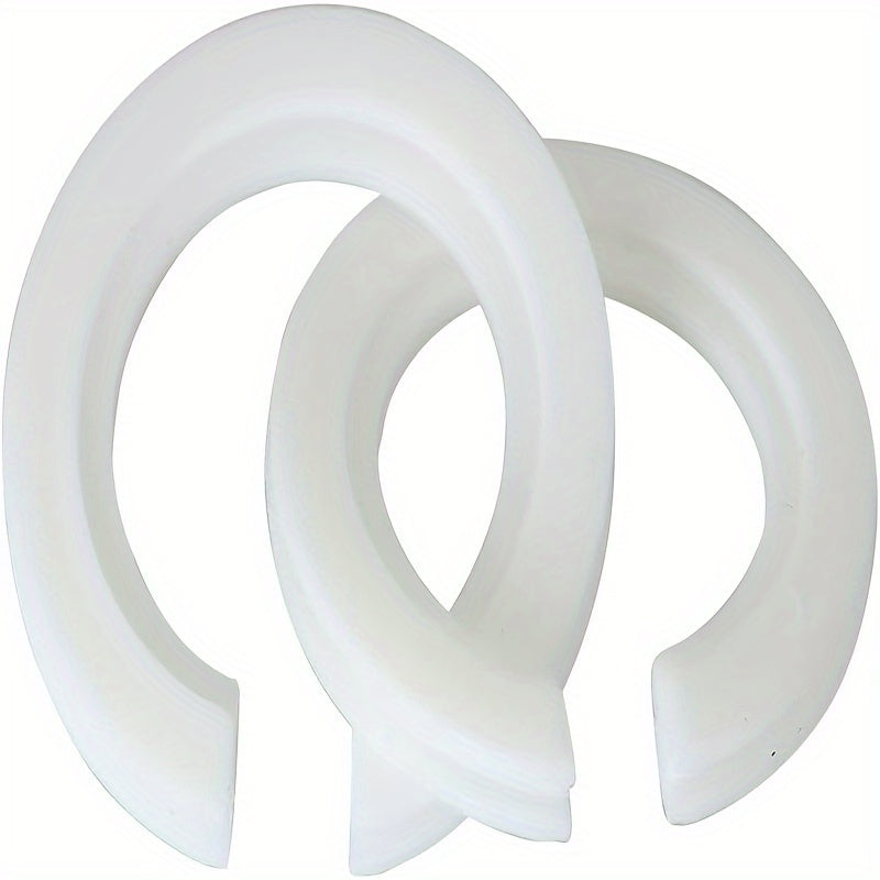 4 lamp shade reducing rings for E27 to E14 socket adapter washers made of durable plastic, perfect for home and office lighting upgrades.