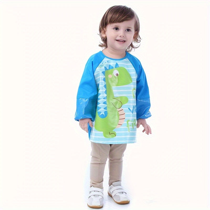 Artists and little ones alike will love the Waterproof Long-Sleeve Smock with Pockets - Perfect for keeping clean during messy activities.