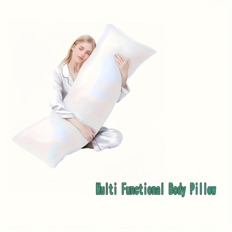 Body Pillow for All Seasons - Provides Full Support, Hypoallergenic, Easy to Care for with Zipper Design for Different Sleeping Styles