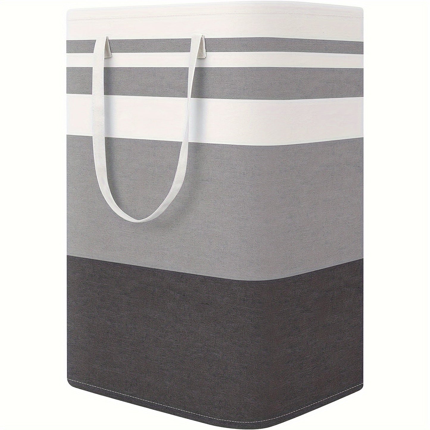 Collapsible Extra-Large Laundry Hamper in Gradient Grey - Waterproof with Extended Handles, Ideal for Dorms and Homes - 74.99L Capacity - Perfect for Clothes and Toys Organization