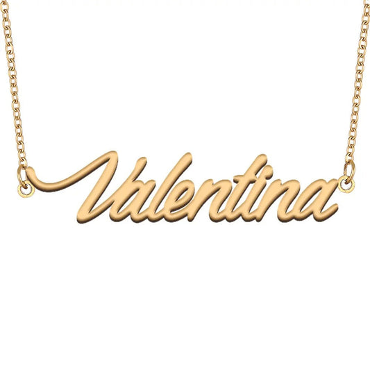 A unique custom name necklace pendant designed for women, an ideal gift for your girlfriend on Christmas, Halloween, or Valentine's Day.