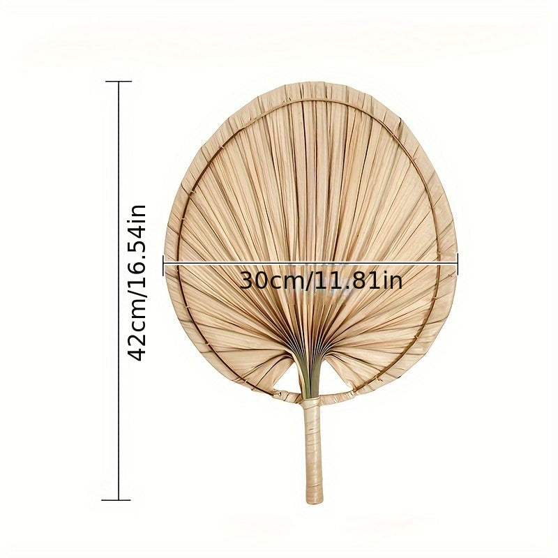 Веер из пальмовых листьев - вдохновленный островами ручной работы настенное украшение для лета, пляжа и дома - прочный и высокого качества
