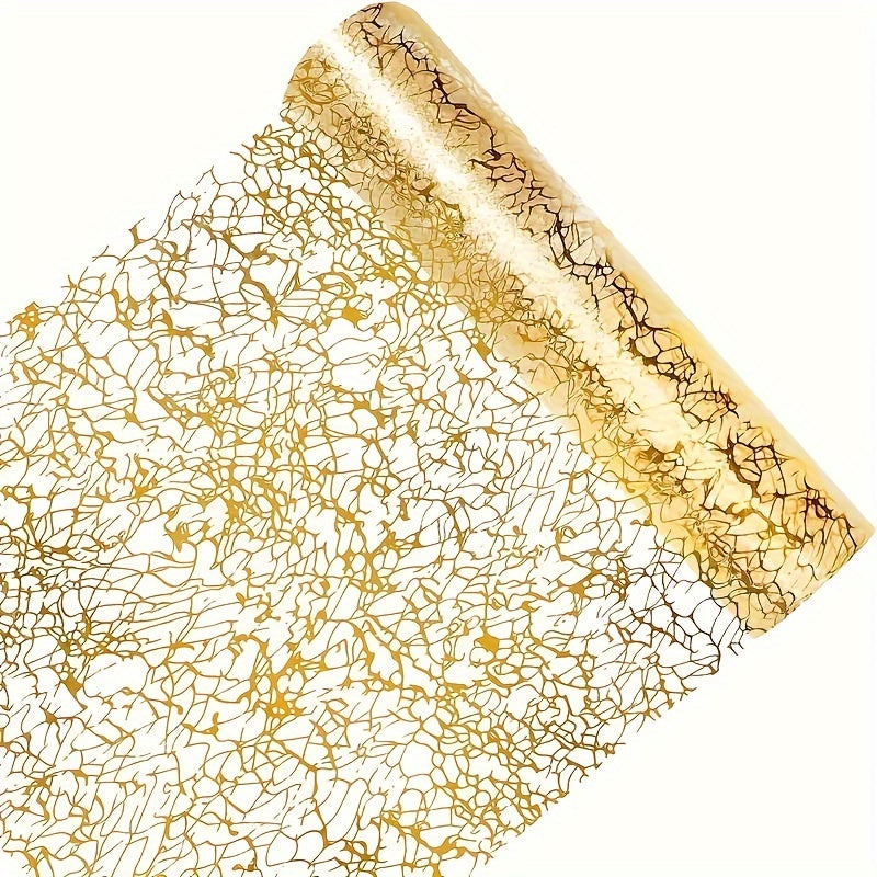 Luxurious golden sequin table runner perfect for elegant celebrations and parties with a glamorous vibe.