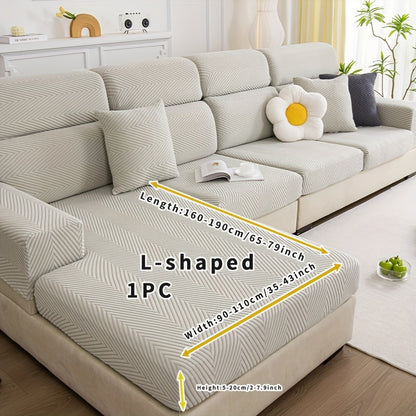 Nordic Elastic Sofa Cover for All Seasons, Pet Scratch Protection.