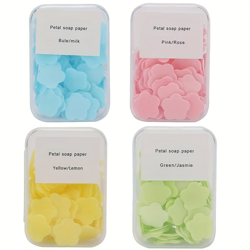 100 pcs/box of Portable Scented Foaming Soap for Travel.